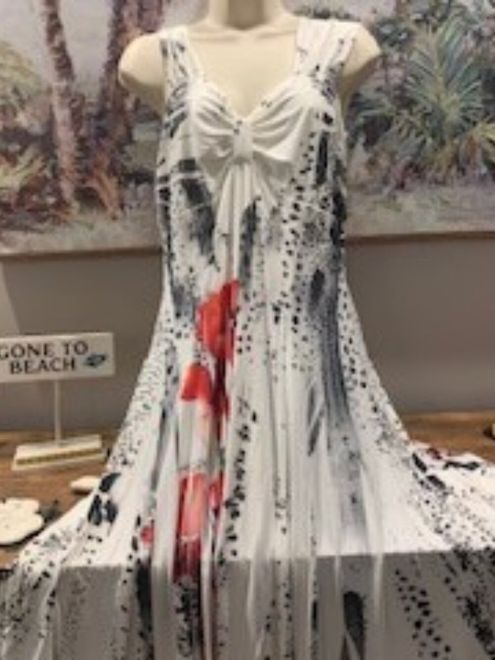 Reina Abstract Floral Sundress